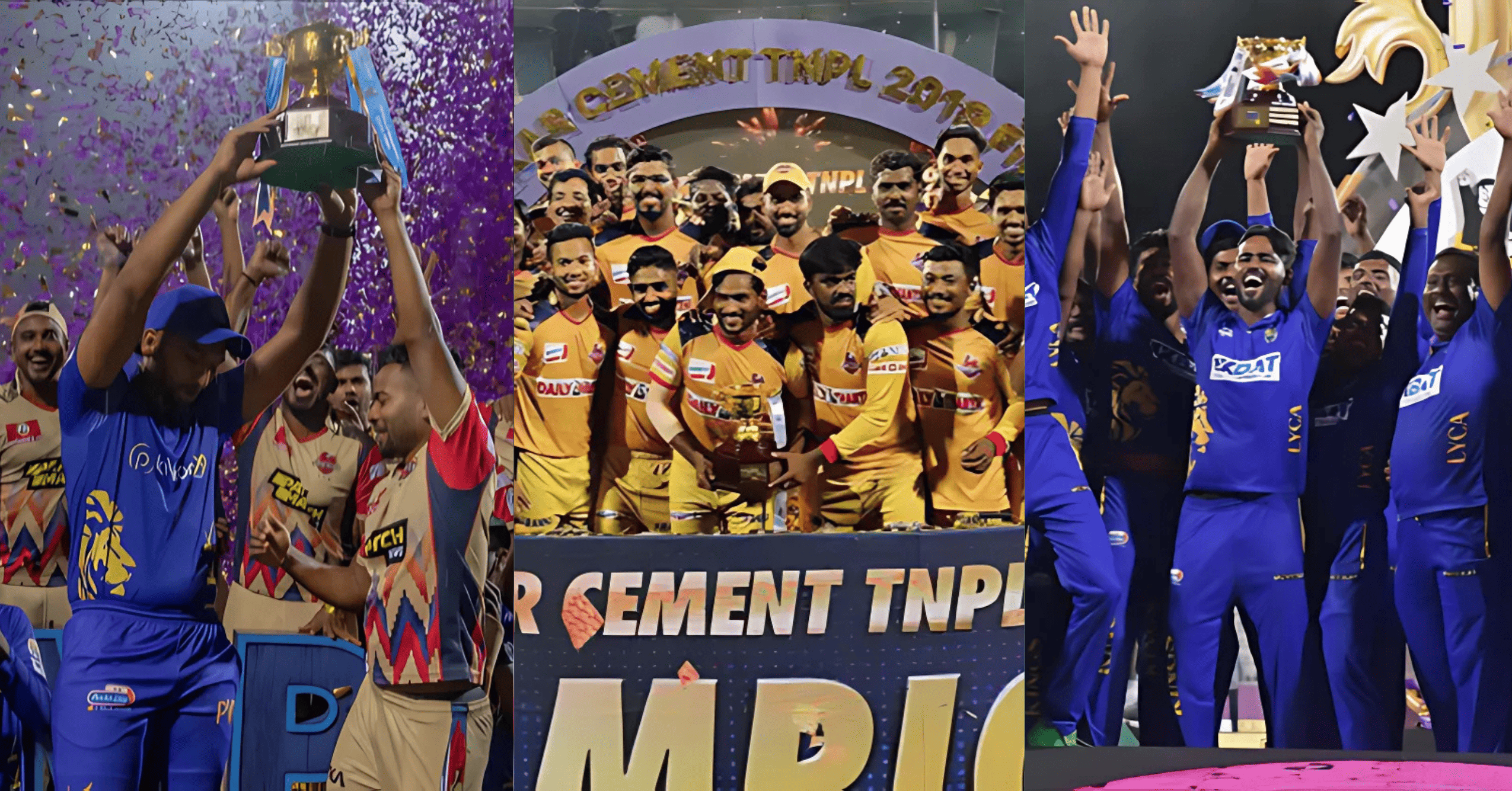 TNPL Winners List
