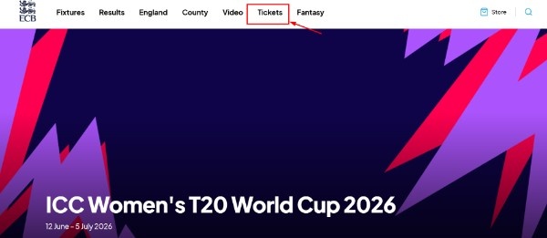 Tickets For the ICC WT20 World Cup 2026 Tickets For the ICC WT20 World Cup 2026
