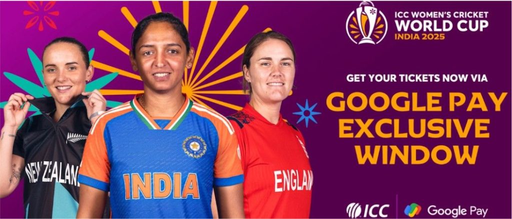 ICC WCW Cup 2025 Sale for Google Pay Users