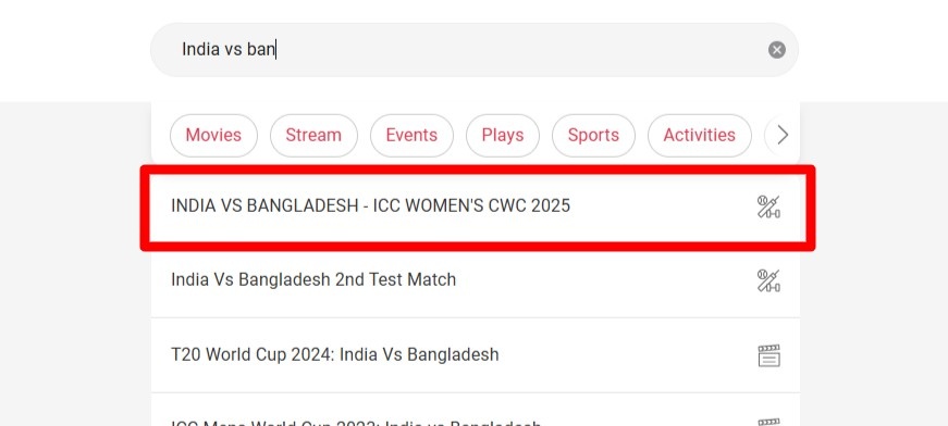 India vs Bangladesh - ICC Women’s CWC 2025