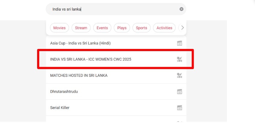 India vs Sri Lanka Women