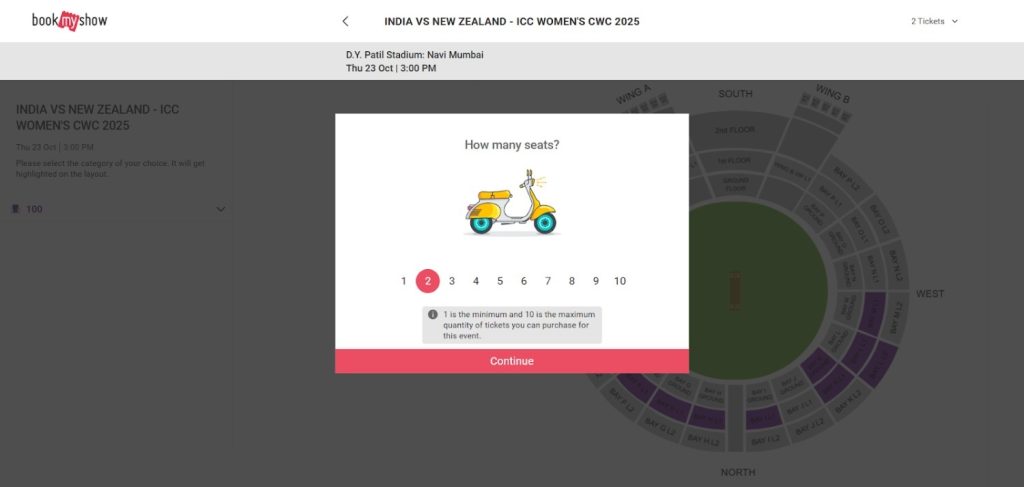 Tickets to Buy For India vs New Zealand Women Match