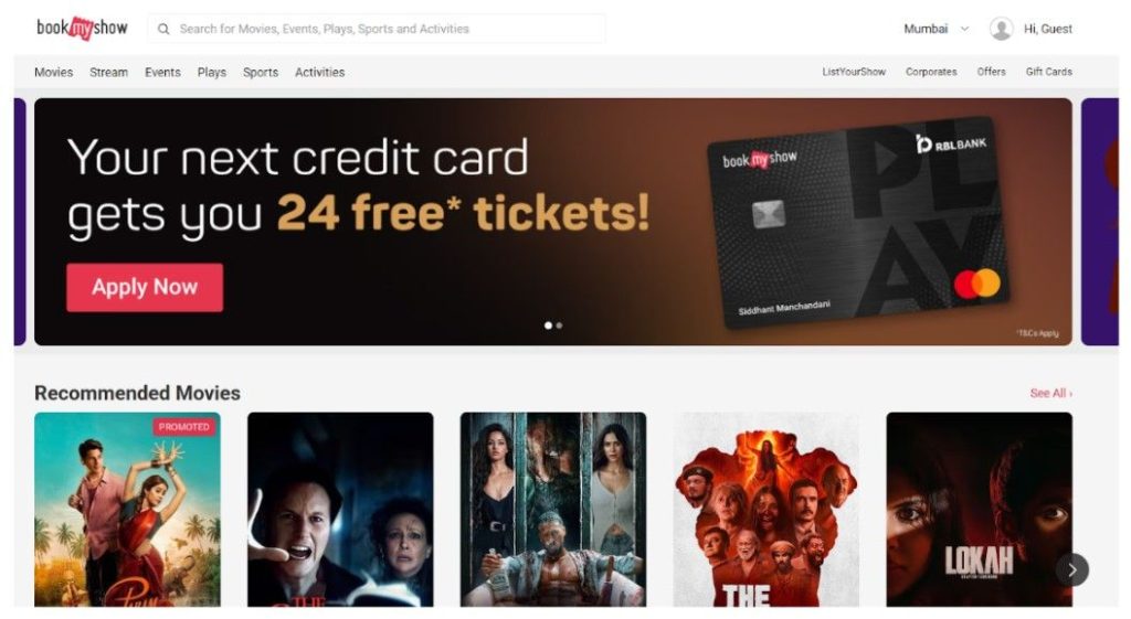 official ICC website or BookMyShow.com 