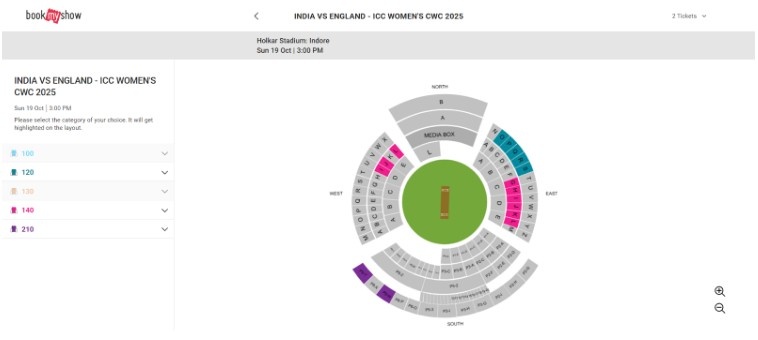 stadium map