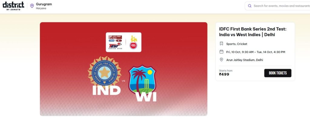 India-Vs-West-Indies-2nd-Test-Tickets India-Vs-West-Indies-2nd-Test-Tickets