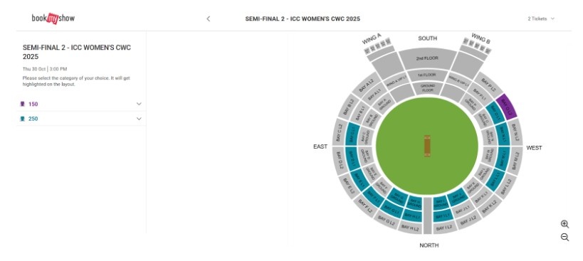 Sign In and Pick Seats