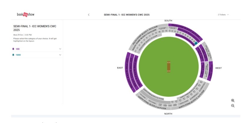 Sign In and Pick Seats 