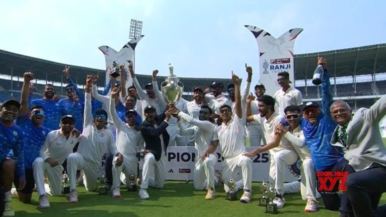 The 2024–25 Ranji Trophy Champions

