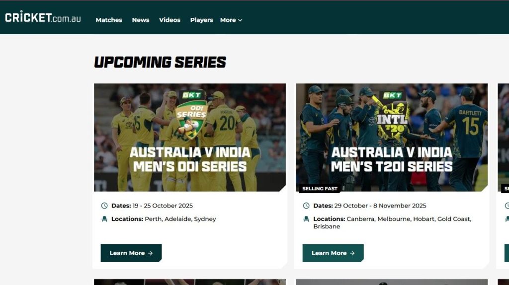 Buy India Tour of Australia 2025 Tickets Buy India Tour of Australia 2025 Tickets