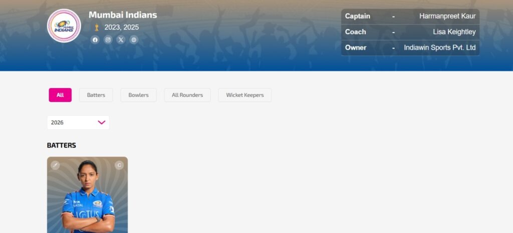 Mumbai Indians Mumbai Indians
