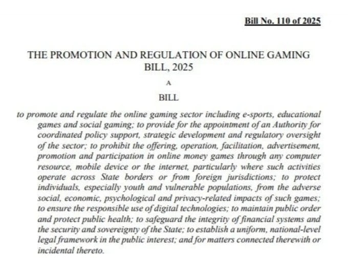 What Is the New Online Gaming Bill What Is the New Online Gaming Bill