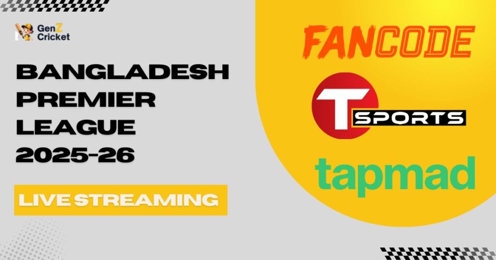 BPL 2025-26 Live Streaming