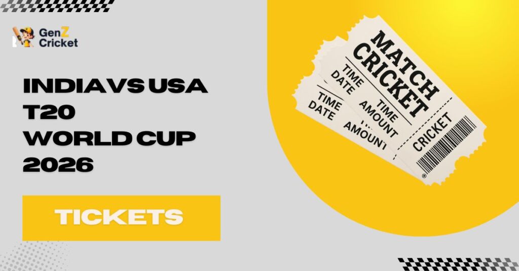 IND vs USA T20 WC 2026 Tickets