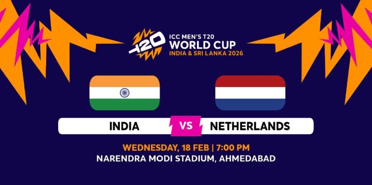 India vs Netherlands T20 WC 2026 Ticket Price List India vs Netherlands T20 WC 2026 Ticket Price List