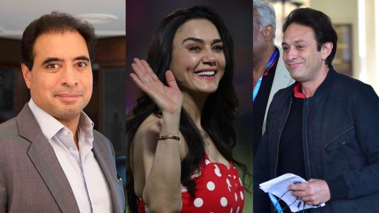 Punjab Kings- Mohit Burman, Ness Wadia, Preity Zinta & Karan Paul Punjab Kings- Mohit Burman, Ness Wadia, Preity Zinta & Karan Paul