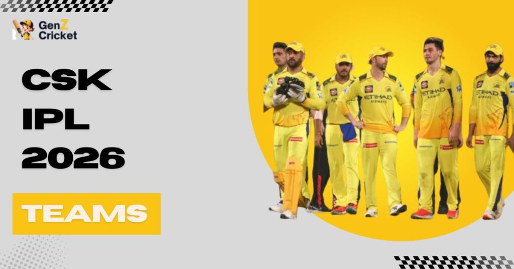 CSK IPL 2026